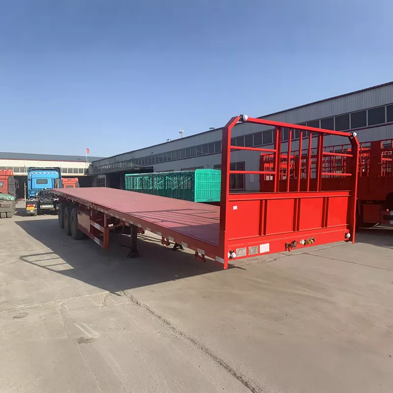 ຕູ້ຄອນເທນເນີ Dual-Purpose Flatbed Semi-Trailer