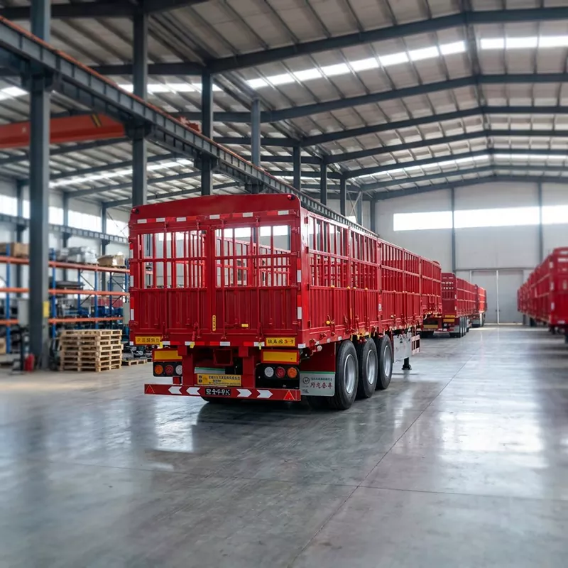 Step-Deck Stake/Fence Semi-Trailer