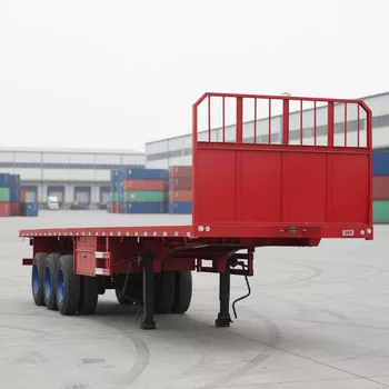 Straight-Beam Flatbed Semi-Trailer